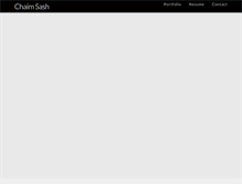 Tablet Screenshot of chaimsash.com